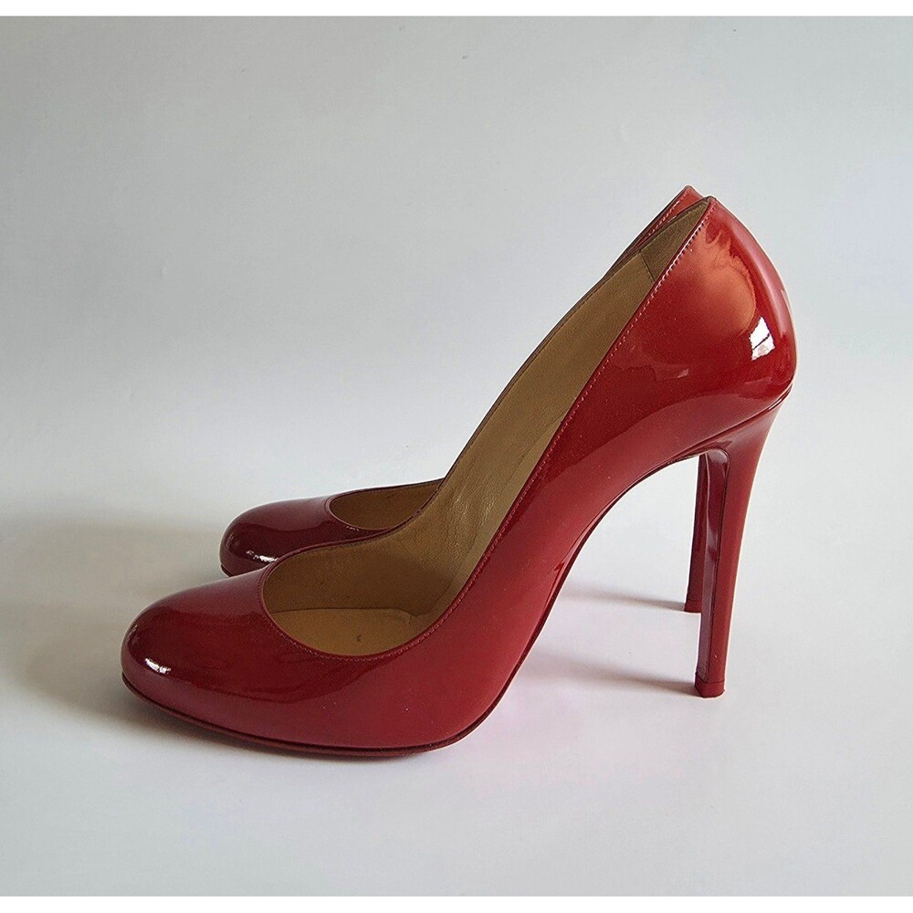 Christian Louboutin Red Patent Leather High Heels Women's size 39